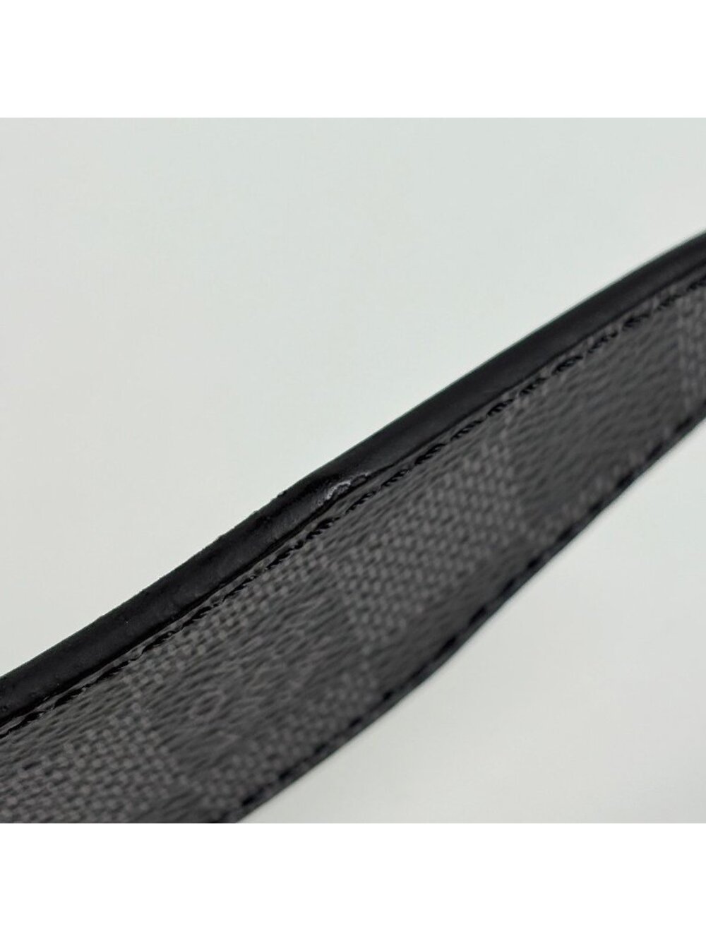 Louis Vuitton Ceinture Calf Underbelt Damier Graphite Black Belt - Picture 3 of 4